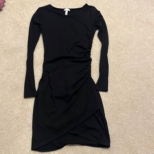 Black long sleeve dress